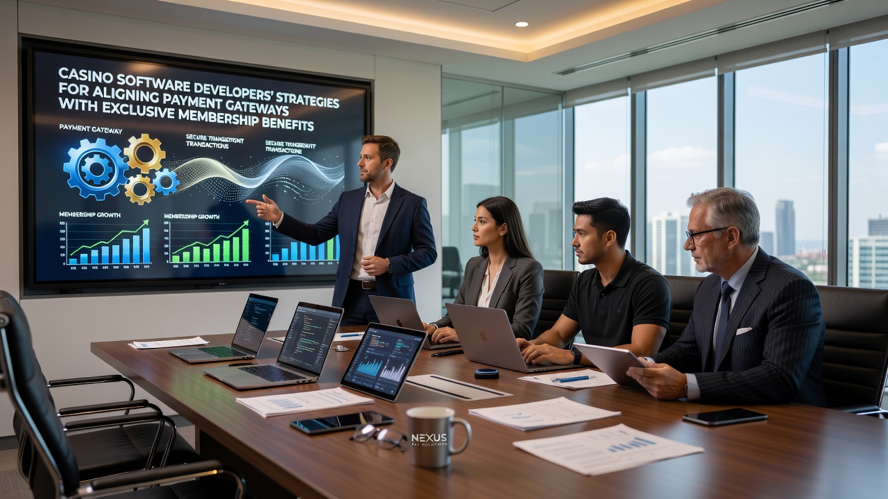 Developers reviewing analytics dashboards linking payments to loyalty rewards