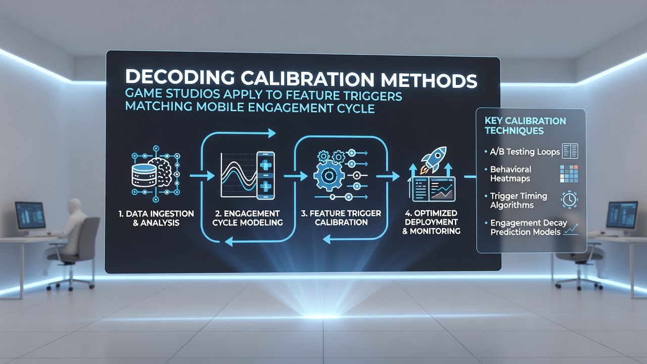 Mobile game interface illustrating synchronized feature trigger and VIP tier advancement on a smartphone screen