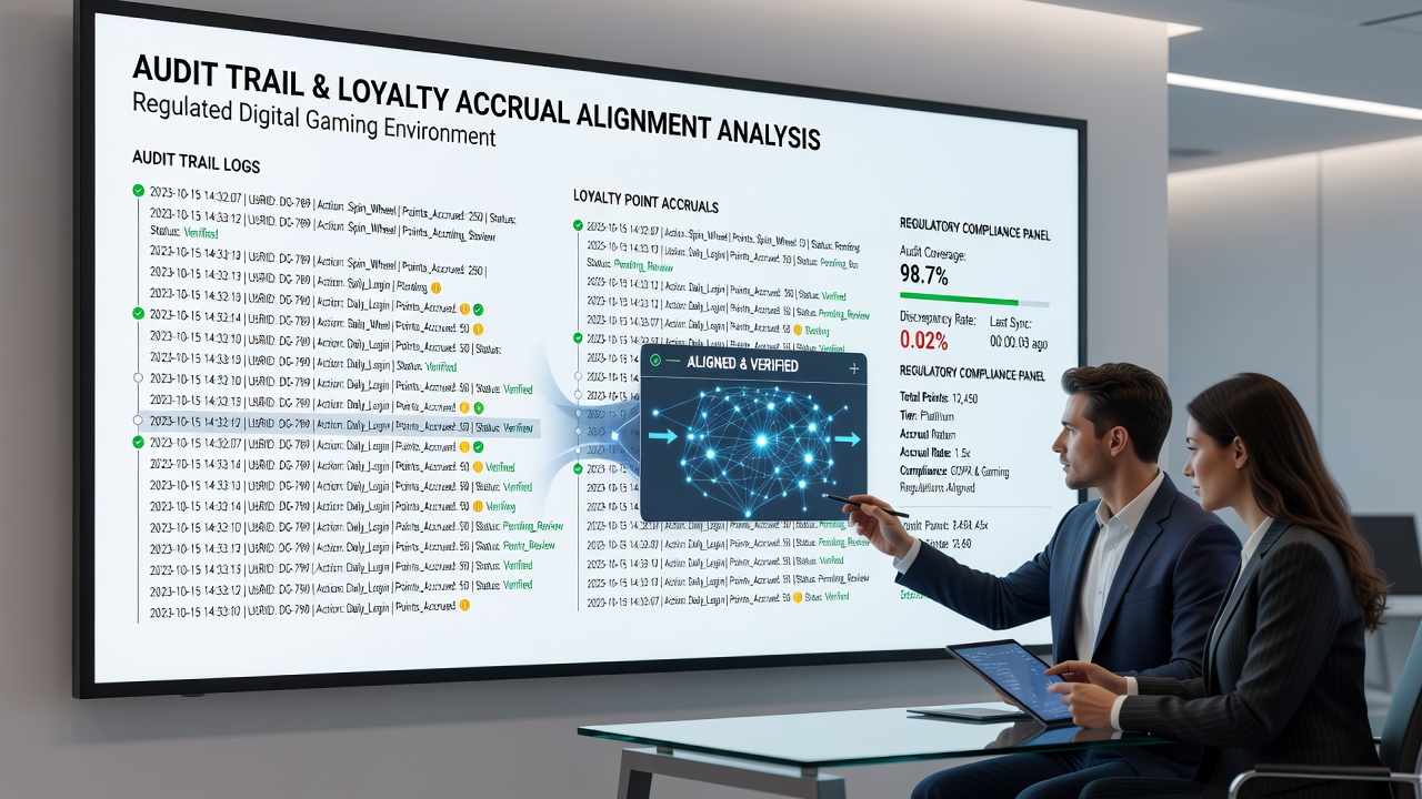 Data flow between game engines and loyalty accrual systems in regulated environments