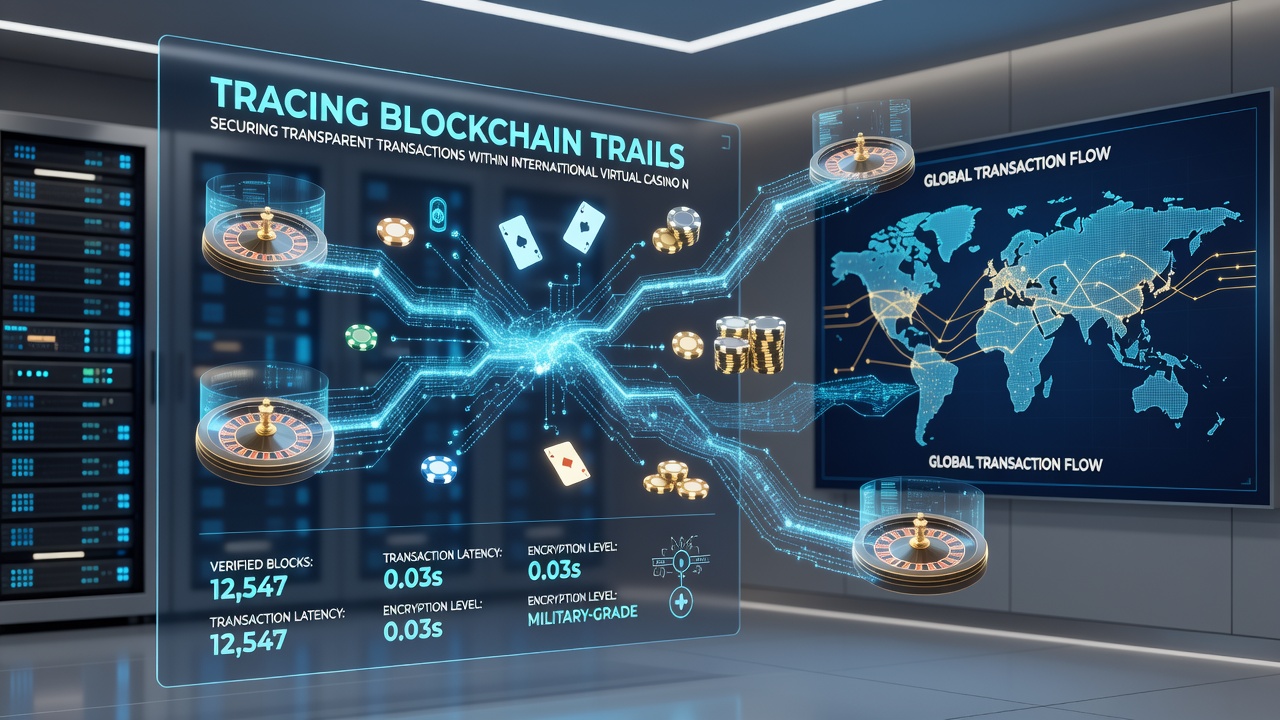 Secure transaction flow diagram illustrating blockchain verification in casino networks
